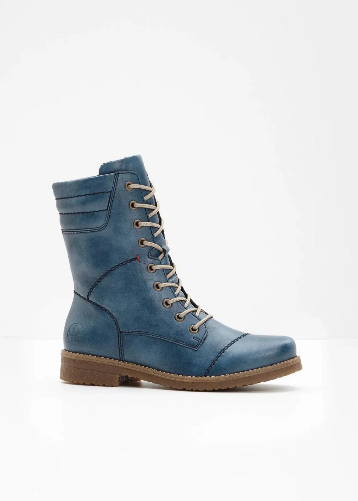 Rieker High Heels|Komfortschuhe^Schnür Boot blau