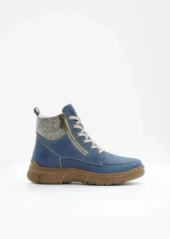 Rieker High Heels|Komfortschuhe^Schnür Boot blau