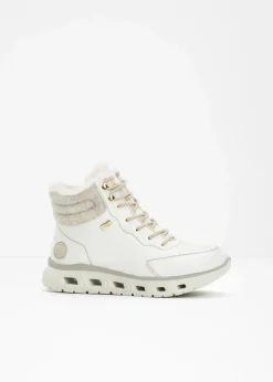 Rieker High Heels|Komfortschuhe^Schnür Boot mit Tex-Membran wollweiß