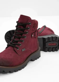 Rieker High Heels|Komfortschuhe^Schnür Boot mit Tex-Membran rot