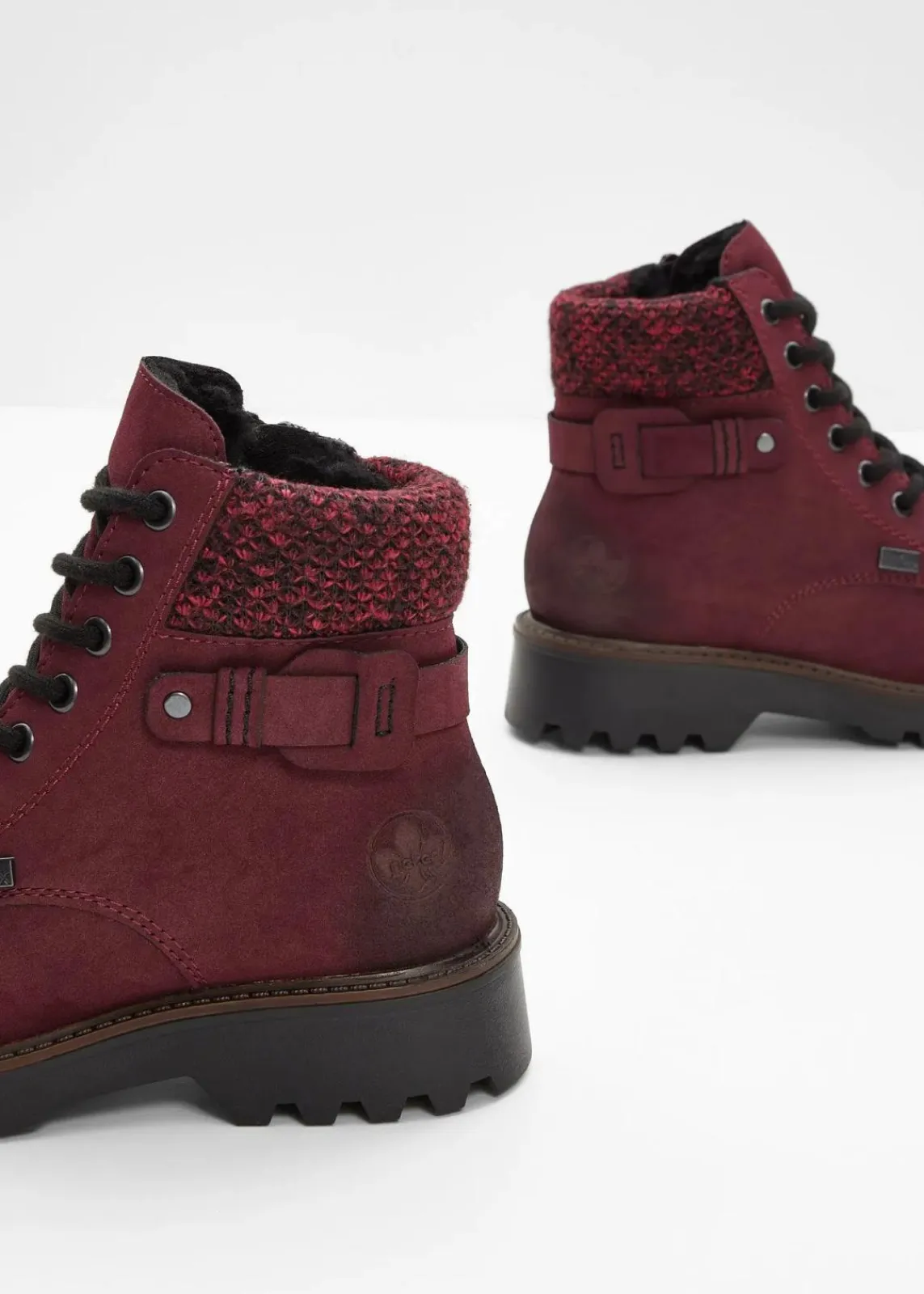 Rieker High Heels|Komfortschuhe^Schnür Boot mit Tex-Membran rot