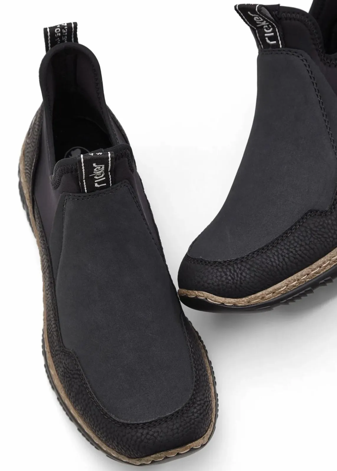 Rieker High Heels|Komfortschuhe^Slip-In-Sneaker schwarz