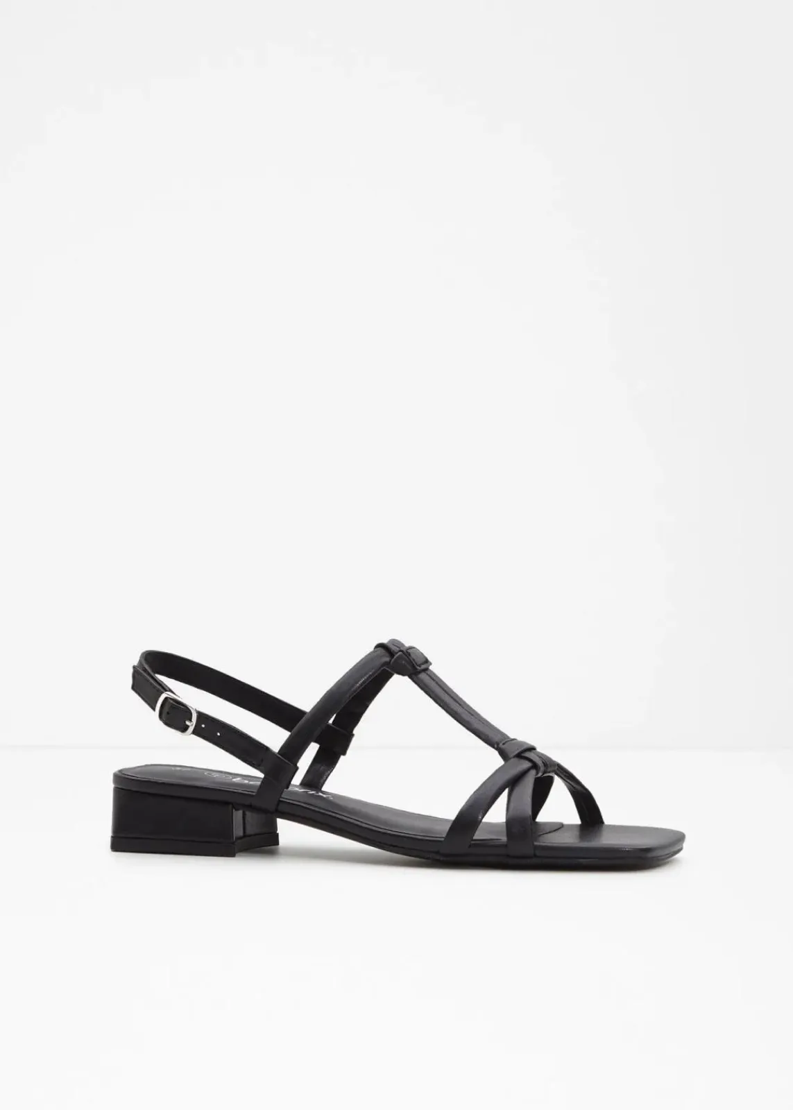 bonprix Sommerschuhe^Riemchensandaletten schwarz