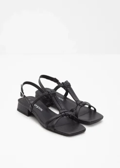 bonprix Sommerschuhe^Riemchensandaletten schwarz