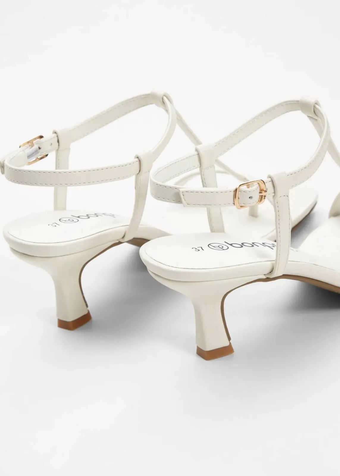 bonprix Sommerschuhe^Riemchensandaletten cremeweiß