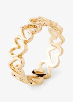 bonprix Schmuck|Schuhe & Accessoires In Spezialgrößen·Schmuck^Ring goldfarben