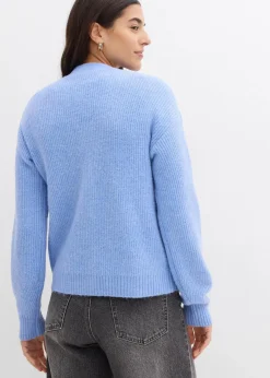 bonprix Bekleidung·Umstandsmode|Strickmode^Rippenstrick Cardigan perlblau