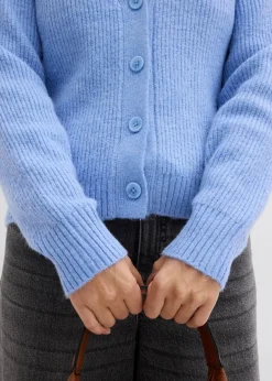 bonprix Bekleidung·Umstandsmode|Strickmode^Rippenstrick Cardigan perlblau