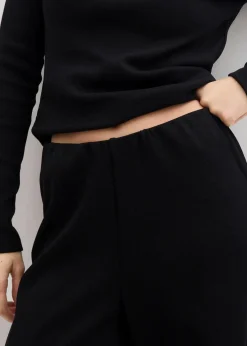 bonprix Bekleidung·Kleider|Hosen^Ripp-Hose schwarz