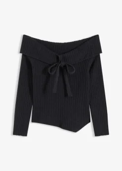 bonprix Bekleidung·Umstandsmode|Bekleidung·Jeans^Ripp-Pullover schwarz