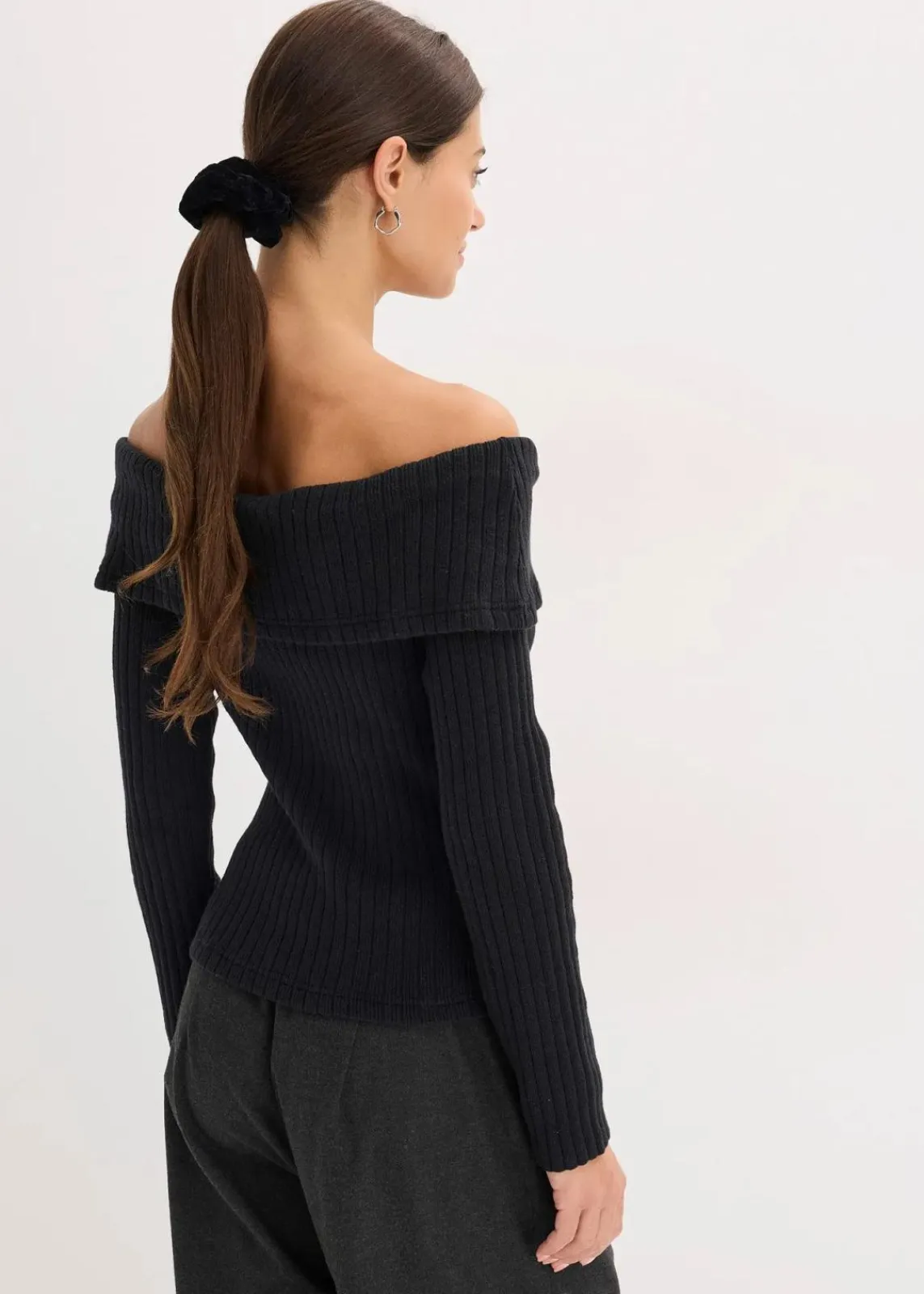 bonprix Bekleidung·Umstandsmode|Bekleidung·Jeans^Ripp-Pullover schwarz