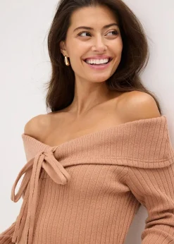 bonprix Bekleidung·Umstandsmode|Bekleidung·Jeans^Ripp-Pullover schokosorbet