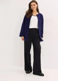 bonprix Shirts & Tops^Ripp-Shirt wollweiß mit schwarz