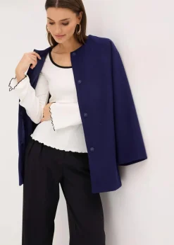 bonprix Shirts & Tops^Ripp-Shirt wollweiß mit schwarz