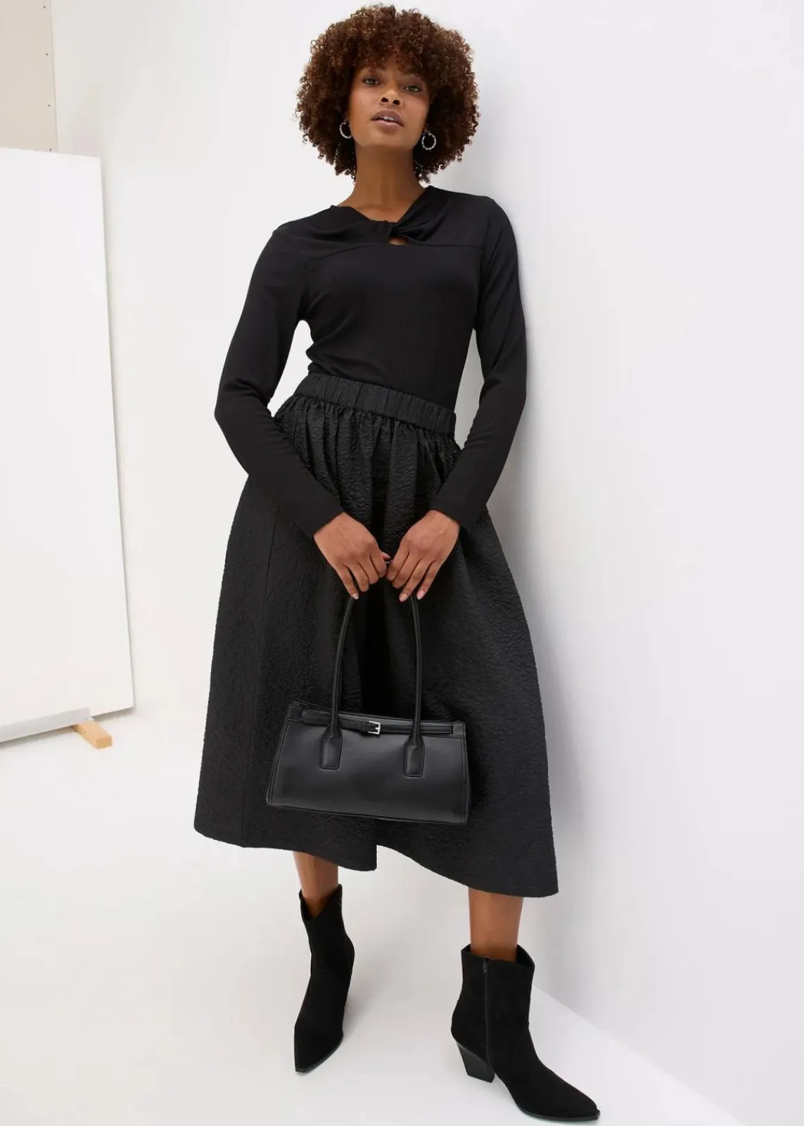 bonprix Shirts & Tops^Rippshirt schwarz