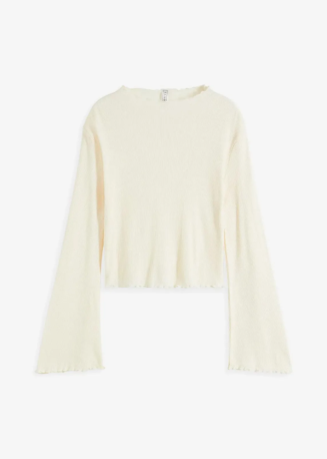 bonprix Shirts & Tops^Rippshirt aus reiner Baumwolle naturbeige