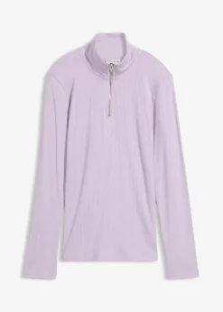 bonprix Shirts & Tops^Rippshirt aus softem Viskose-Mix zartflieder