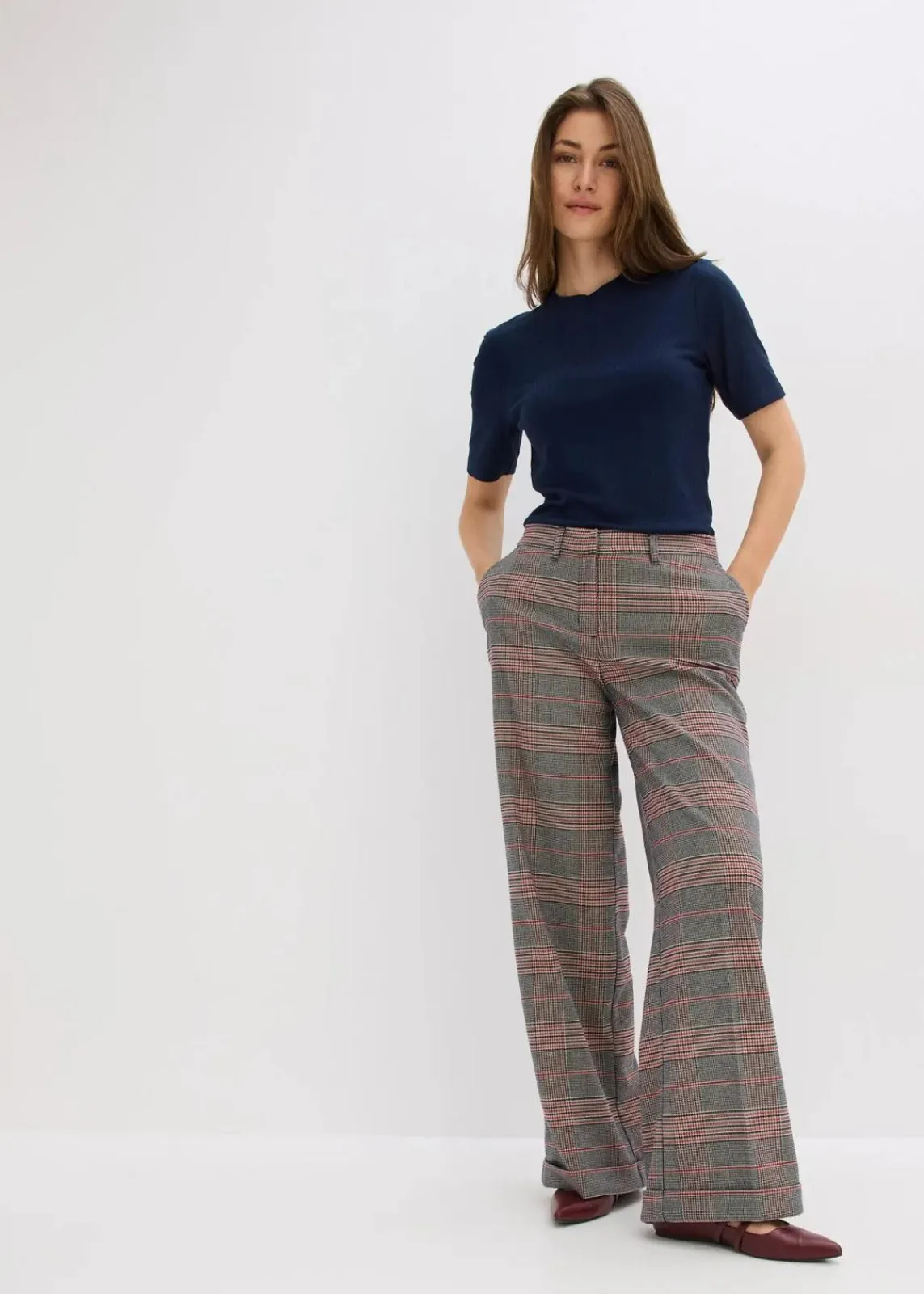 bonprix Shirts & Tops^Rippshirt aus softem Viskose-Mix dunkelblau