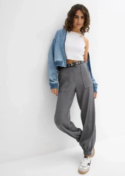 bonprix Shirts & Tops|Nachhaltigere Materialien^Ripp-Top aus reiner Bio-Baumwolle weiß