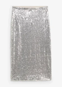 bonprix Bekleidung·Sportbekleidung|Röcke^Rock silber