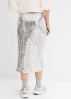 bonprix Bekleidung·Sportbekleidung|Röcke^Rock silber