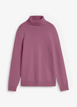 bonprix Bekleidung·Umstandsmode|Strickmode^Rollkragenpullover mattbeere