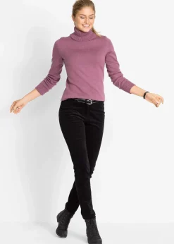bonprix Bekleidung·Umstandsmode|Strickmode^Rollkragenpullover mattbeere