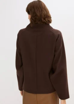bonprix Pullover & Strickjacken|Strickmode^Rollkragenpullover dunkelbraun