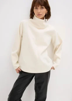 bonprix Bekleidung·Umstandsmode|Bekleidung·Jeans^Rollkragenpullover perlweiß