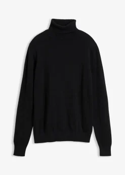 bonprix Bekleidung·Umstandsmode|Strickmode^Rollkragenpullover schwarz