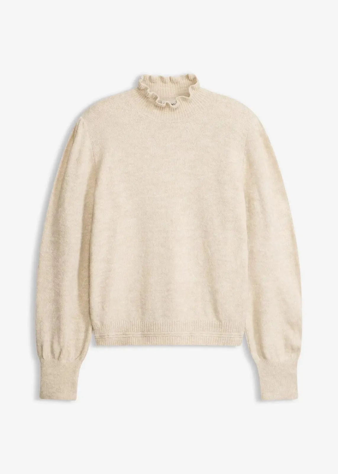 bonprix Bekleidung·Umstandsmode|Bekleidung·Jeans^Rollkragenpullover sand meliert
