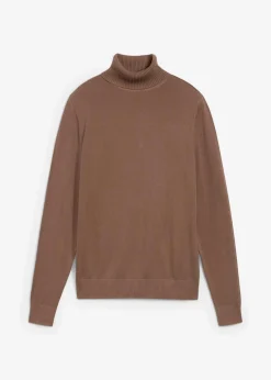 bonprix Bekleidung·Umstandsmode|Strickmode^Rollkragenpullover lehmbraun