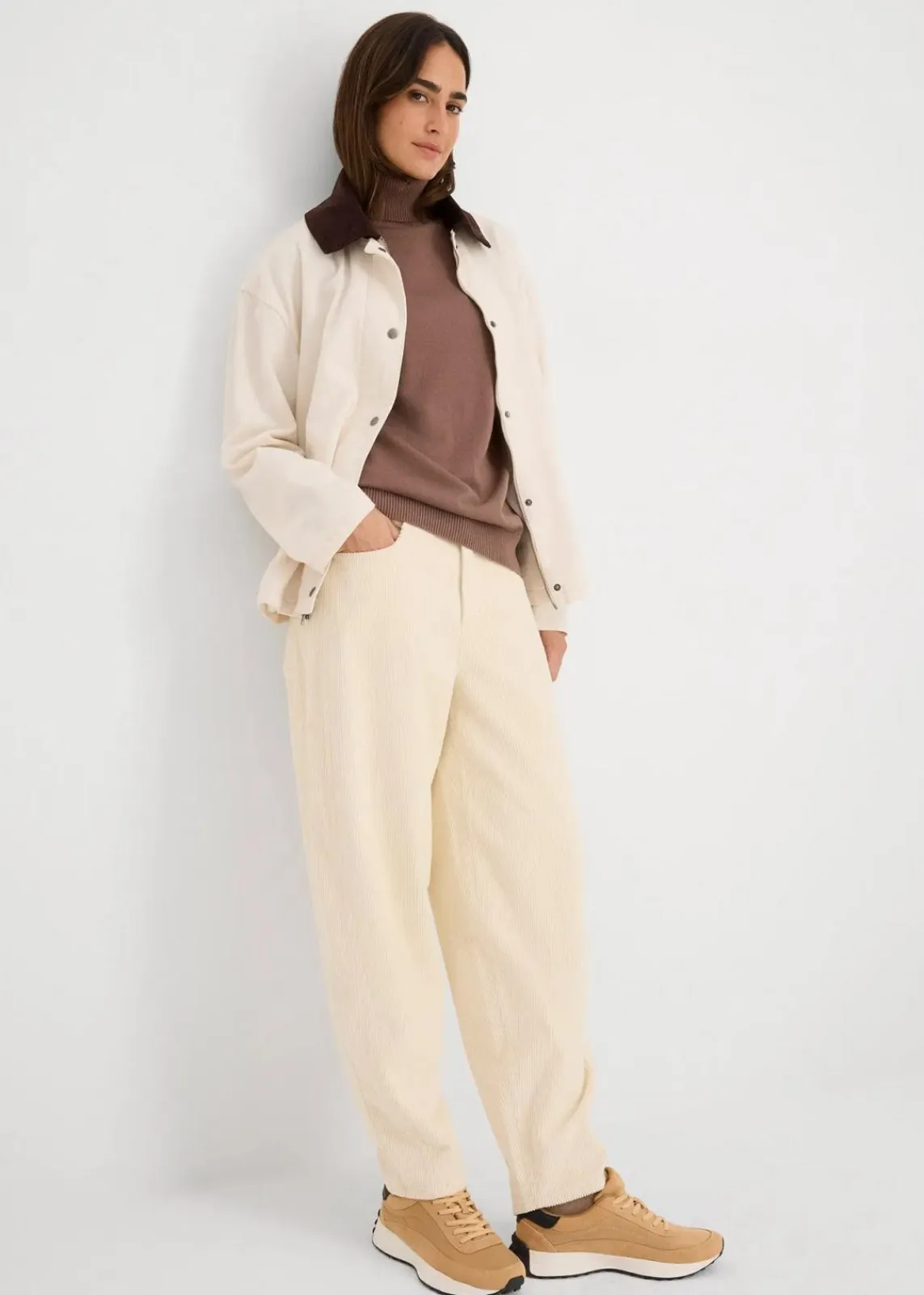 bonprix Bekleidung·Umstandsmode|Strickmode^Rollkragenpullover lehmbraun