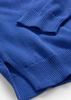 bonprix Bekleidung·Umstandsmode|Strickmode^Rollkragenpullover aus reiner Baumwolle edelsteinblau