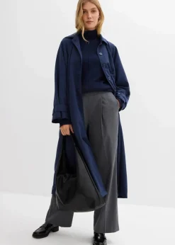 bonprix Pullover & Strickjacken|Strickmode^Rollkragenpullover aus weichem Kaschmir-Mix dunkelblau