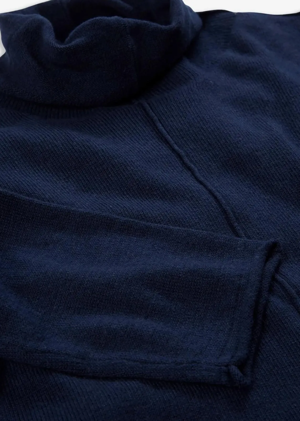 bonprix Pullover & Strickjacken|Strickmode^Rollkragenpullover aus weichem Kaschmir-Mix dunkelblau