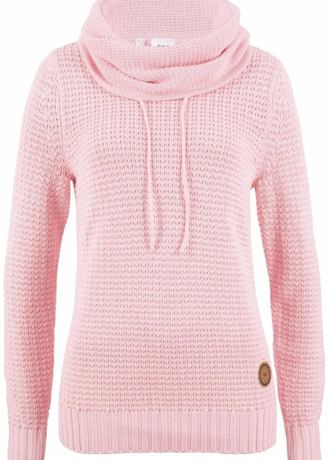 bonprix Bekleidung·Umstandsmode|Pullover & Strickjacken^Rollkragenpullover mit Kordeln zartrosa