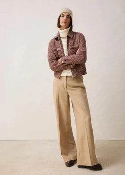 bonprix Pullover & Strickjacken|Strickmode^Rollkragenpullover mit Merinowolle naturbeige