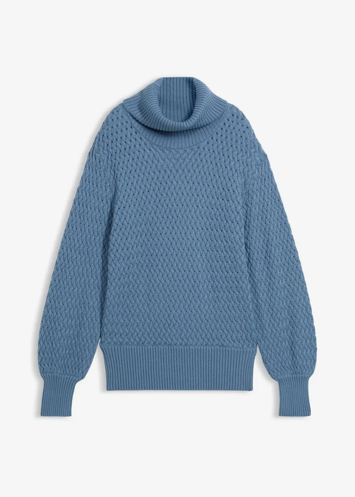 bonprix Bekleidung·Umstandsmode|Bekleidung·Jeans^Rollkragenpullover mit Merinowolle wellenblau
