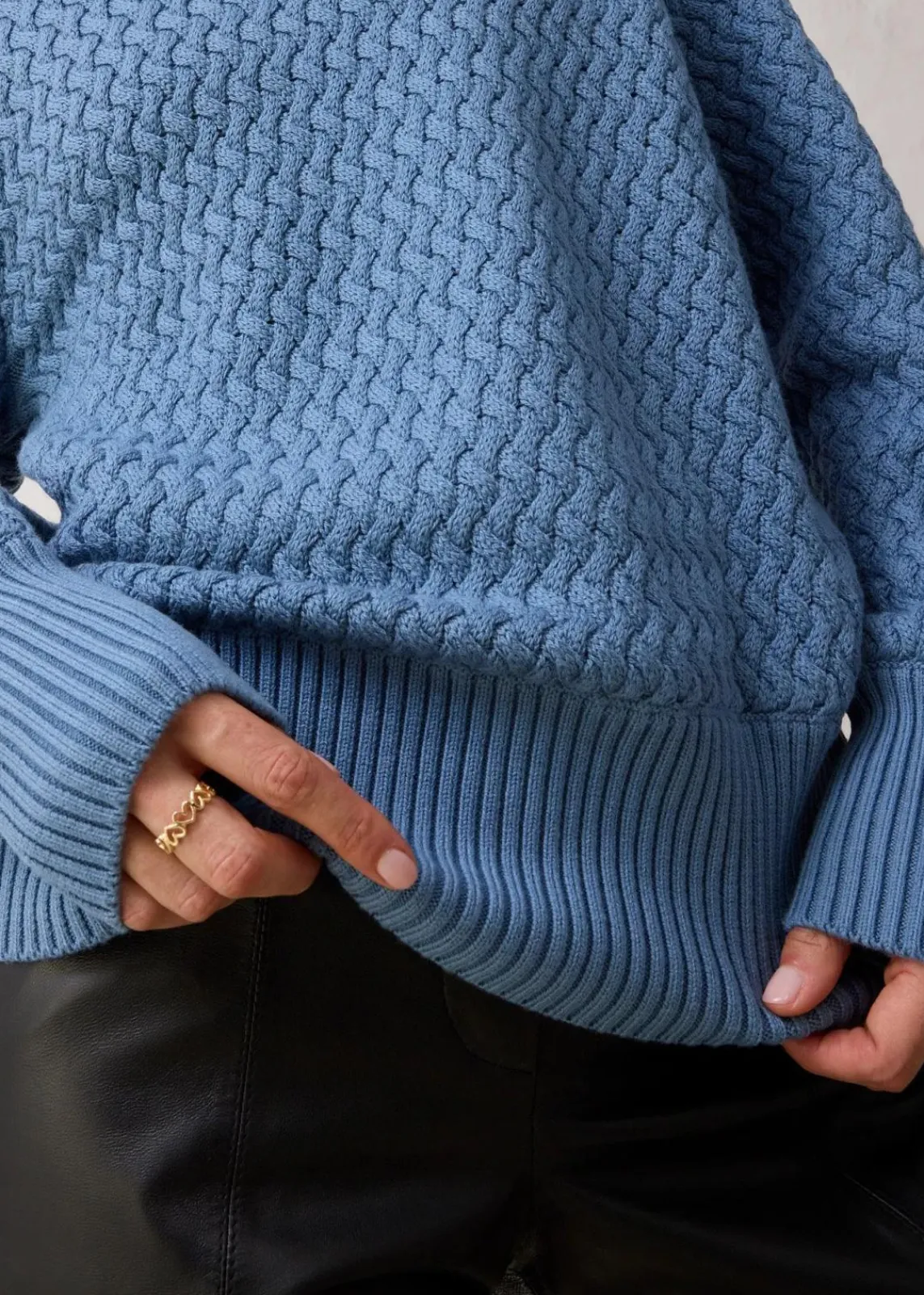 bonprix Bekleidung·Umstandsmode|Bekleidung·Jeans^Rollkragenpullover mit Merinowolle wellenblau