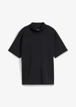bonprix Shirts & Tops^Rollkragenshirt aus reiner Bio-Baumwolle schwarz