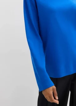 bonprix Shirts & Tops^Rollkragenshirt aus reiner Bio-Baumwolle arktikblau