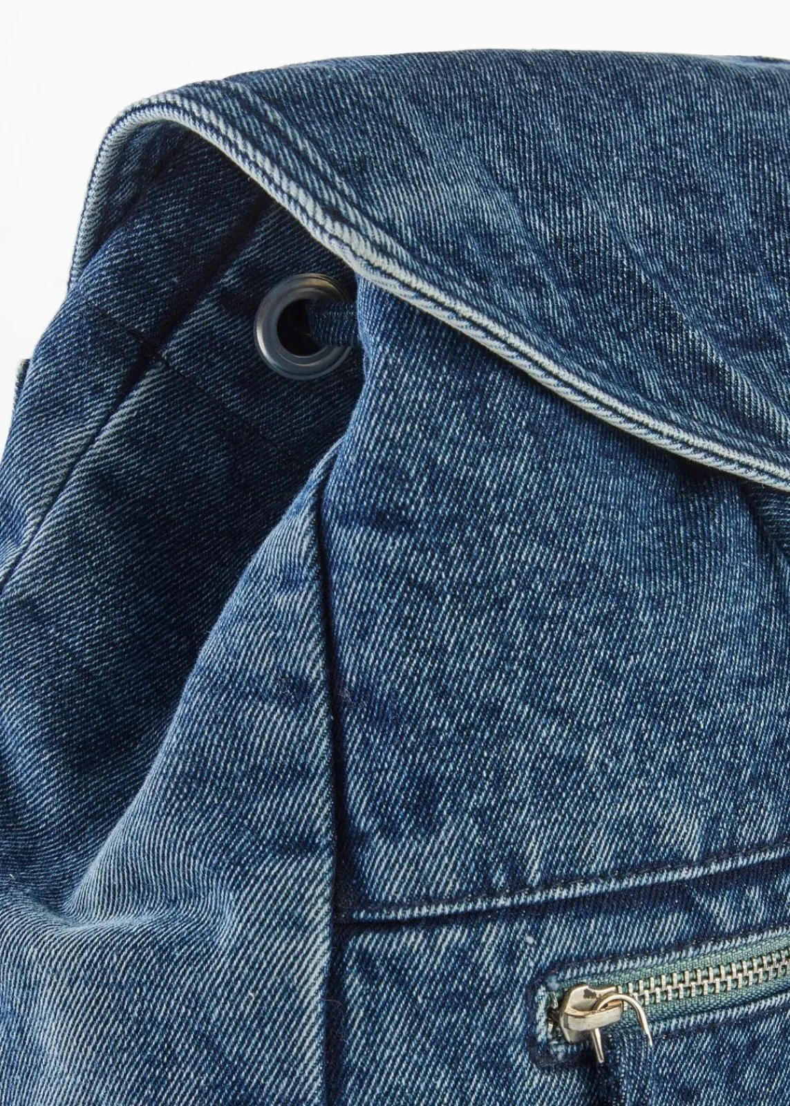 bonprix Taschen^Rucksack aus Denim blau denim