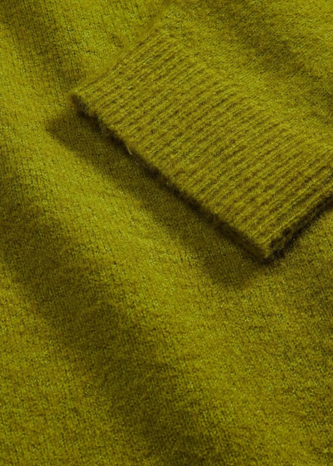 bonprix Strickmode|Pullover & Strickjacken^Rundhalspullover mit überschnittener Schulter moos