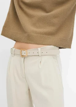 bonprix Strickmode|Pullover & Strickjacken^Rundhalspullover mit überschnittener Schulter new khaki