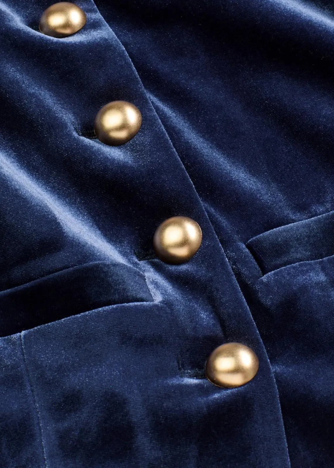 bonprix Jacken & Mäntel|Bekleidung·Hosen^Samtjacke dunkelblau