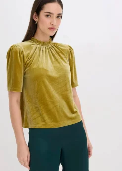 bonprix Shirts & Tops^Samtshirt gold
