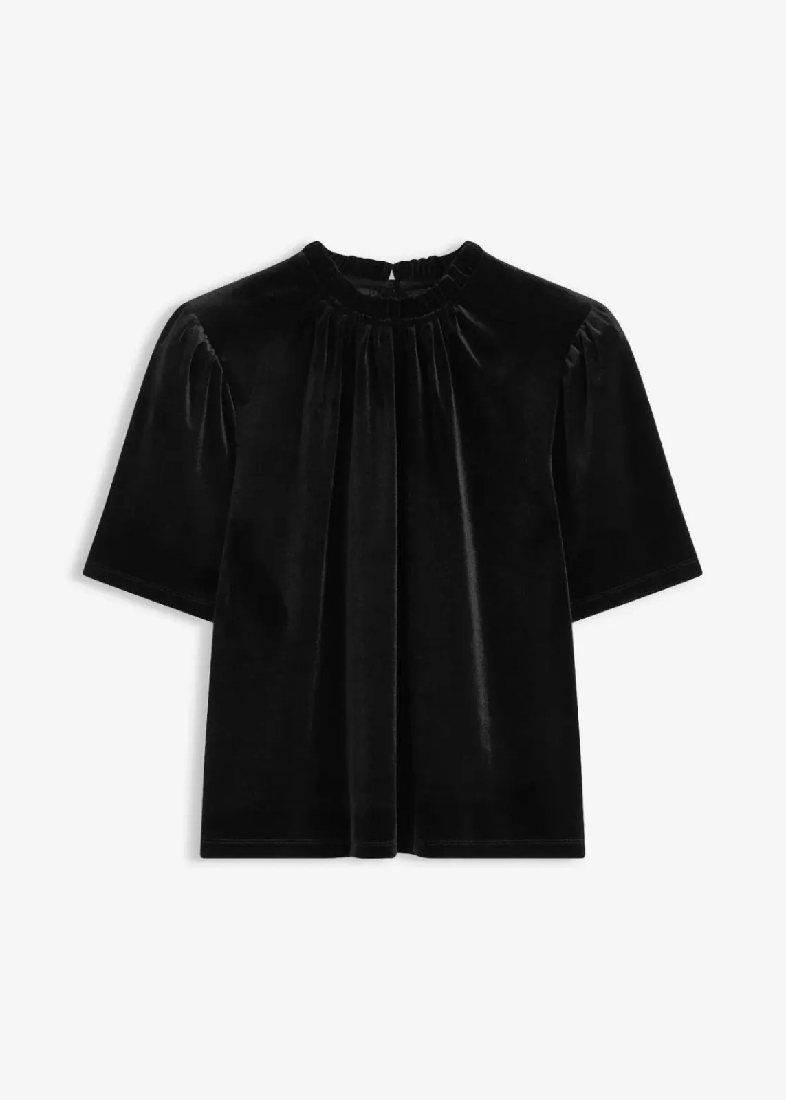 bonprix Shirts & Tops^Samtshirt schwarz