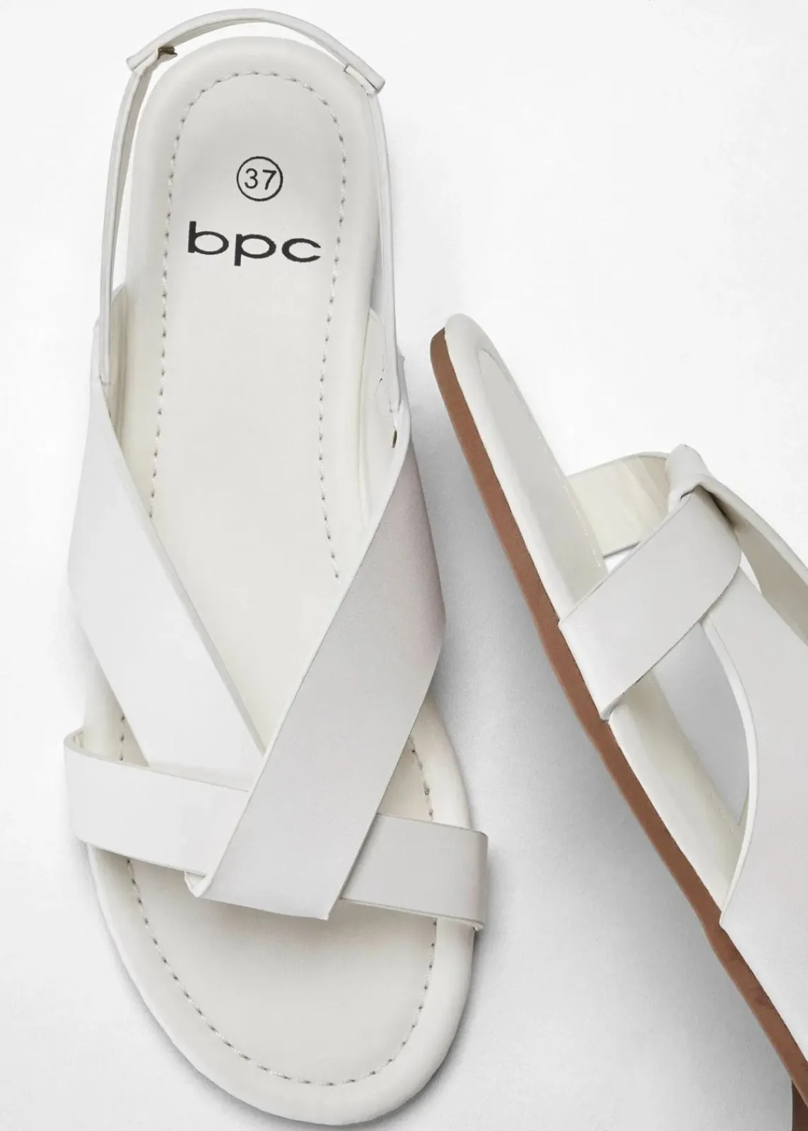 bonprix Sommerschuhe|Schuhe & Accessoires In Spezialgrößen·Schuhe In Übergröße^Sandalen weiß