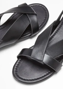bonprix Schuhe & Accessoires In Spezialgrößen·Schuhe In Übergröße|Sommerschuhe^Sandalen schwarz